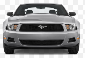 Download Free Png Front View Muscle Car Grill Transparent - Ford Mustang 2010 Front,Muscle Car Png