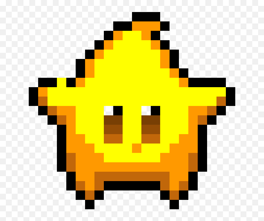 Luma From Super Mario Galaxy Pixel Art Png Transparent