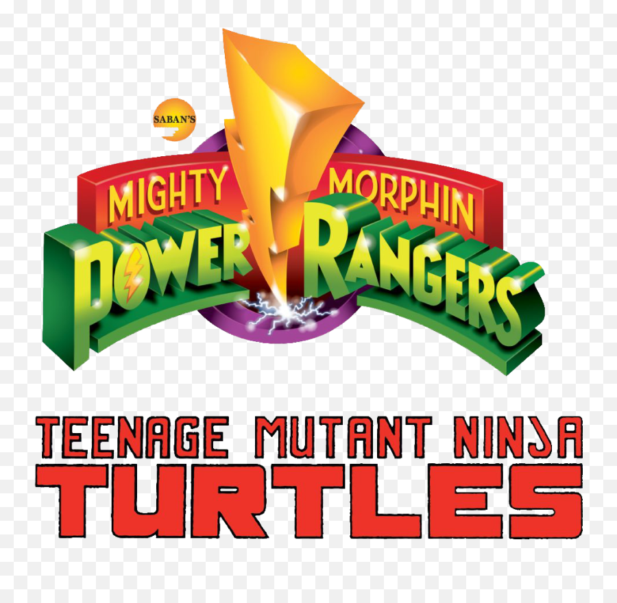 Mmpr Tmnt Logo - Graphic Design Png,Tmnt Logo