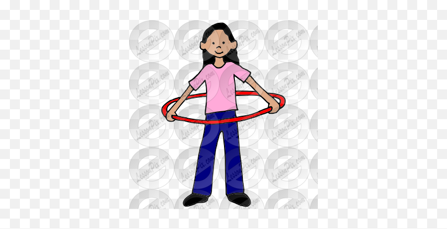 Lessonpix Mobile - Cartoon Png,Hula Hoop Png