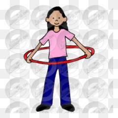 Lessonpix Mobile - Cartoon Png,Hula Hoop Png