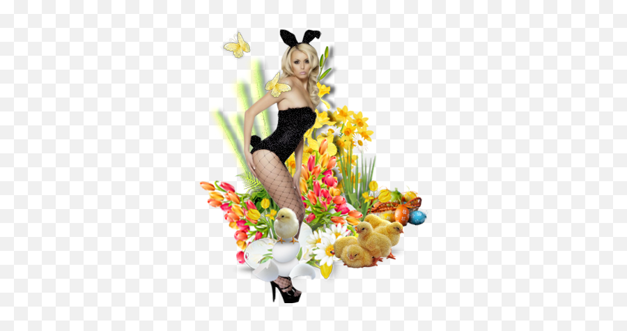 Happy Easter Girl Png Official Psds - Bunny Girl,Happy Easter Png