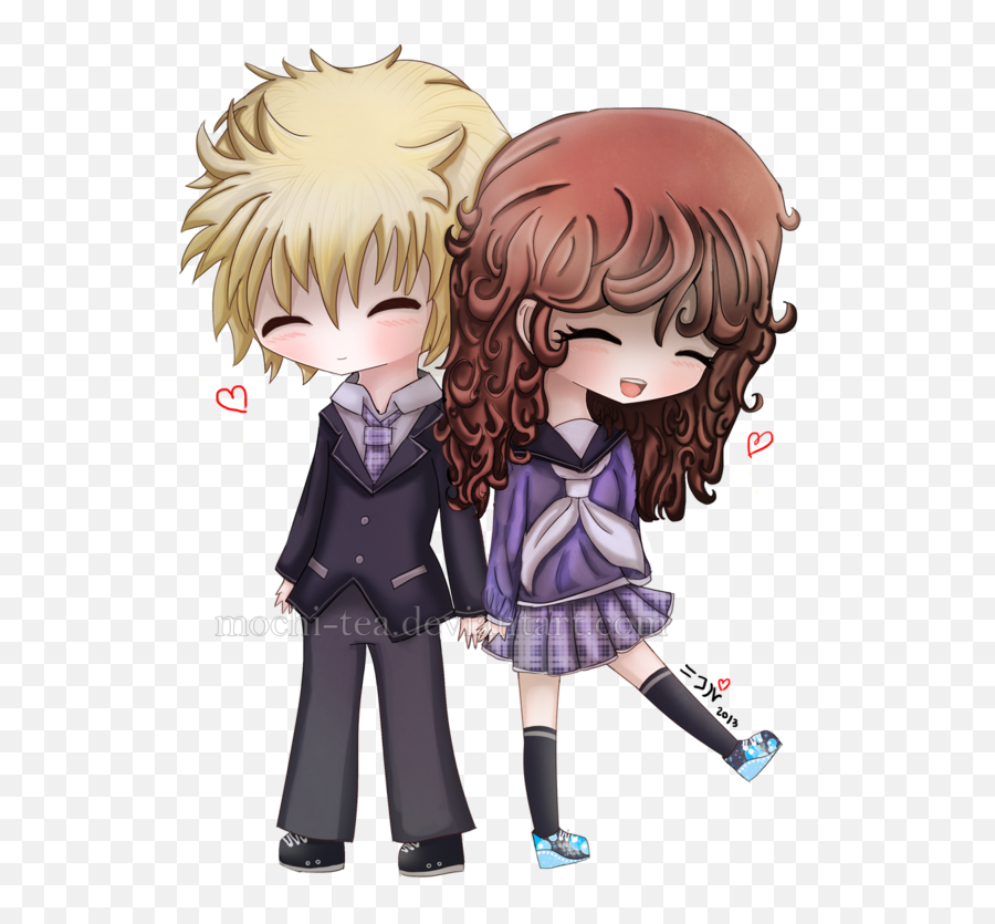 Anime Chibi Couple - Anime Cute Pic Couple Png,Anime Couple Transparent