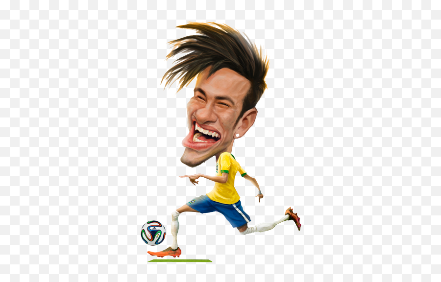 Neymar - Filearmy Neymar Caricature Png,Neymar Png