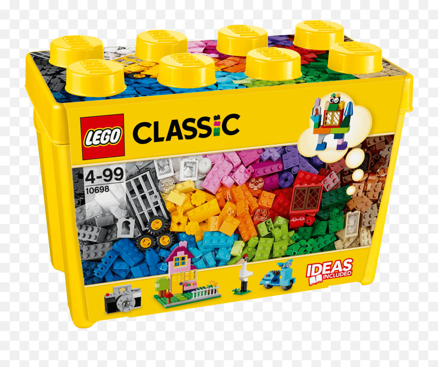 Lego Classic - 10698 Large Creative Brick Box 10698 Lego Png,Lego Brick Png