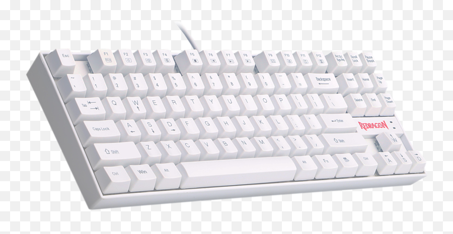 Redragon K552w - N Mechanical Gaming Keyboard 87 Keys Small Redragon Kumara White Png,Keyboard Transparent Background