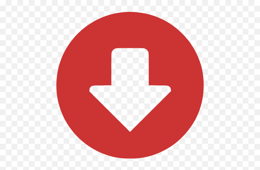 Persian Red Down Circular Icon - Free Persian Red Arrow Icons Red Arrow Down Icon Png,Down Arrow Transparent