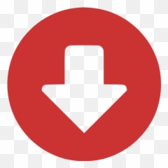 Persian Red Down Circular Icon - Free persian arrow icons Red Arrow Down Icon png