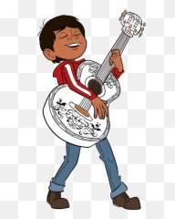 Musician Clipart Movie Coco Transparent - Coco Miguel Playing Guitar Png,Coco Png