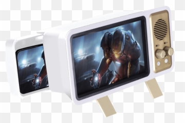 Gabba Goods Retro Tv Screen Magnifier U0026 Bluetooth Speaker - Tv png