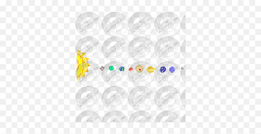 Solar System Stencil For Classroom Therapy Use - Great Badge Png,Solar System Png