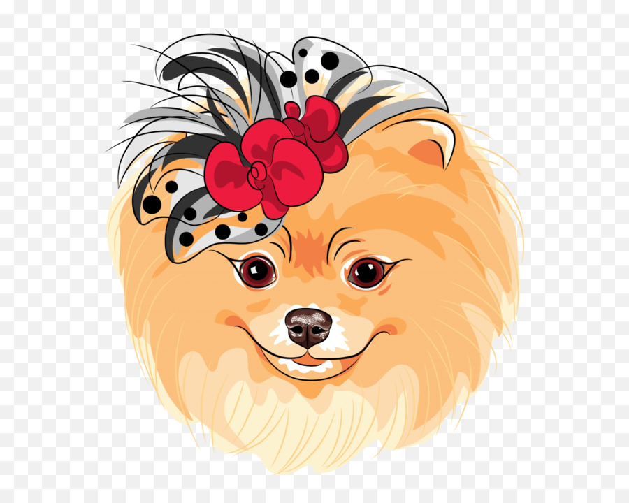 Dog Pomeranian Nose Clipart - Dog Clipart Animals Clip Art Happy Png,Pomeranian Png
