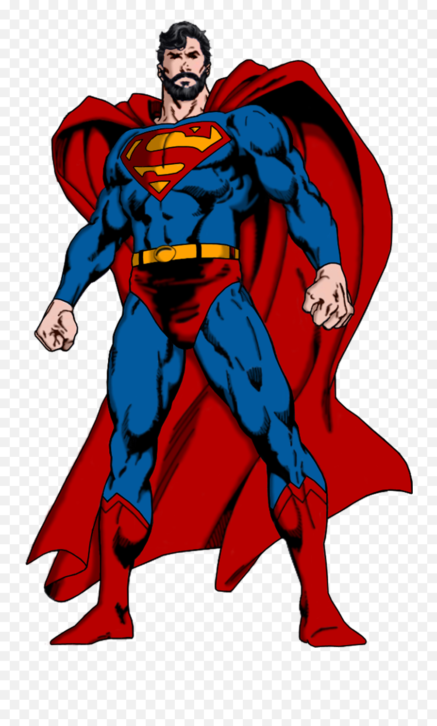 Download Superman Cleaned Up With Photoshop - Drawing Png Superman Cartoon  Wallpaper Hd,Superman Logo Drawing - free transparent png images -  