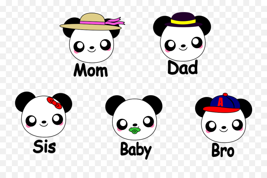 Family Panda Bear - Free Image On Pixabay Dot Png,Daddy Png