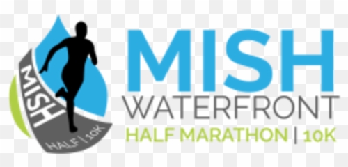 Mish Waterfront Half Marathon 10k - Gladstone 10k Logo png