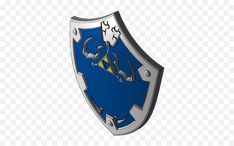 Hylian Shield - Solid Png,Hylian Shield Png