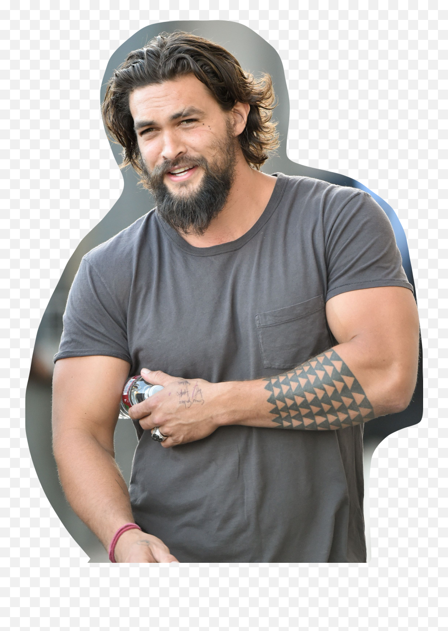 Largest Collection Of Free - Toedit Jason Momoa Stickers Line Up Your Beard Png,Jason Momoa Png