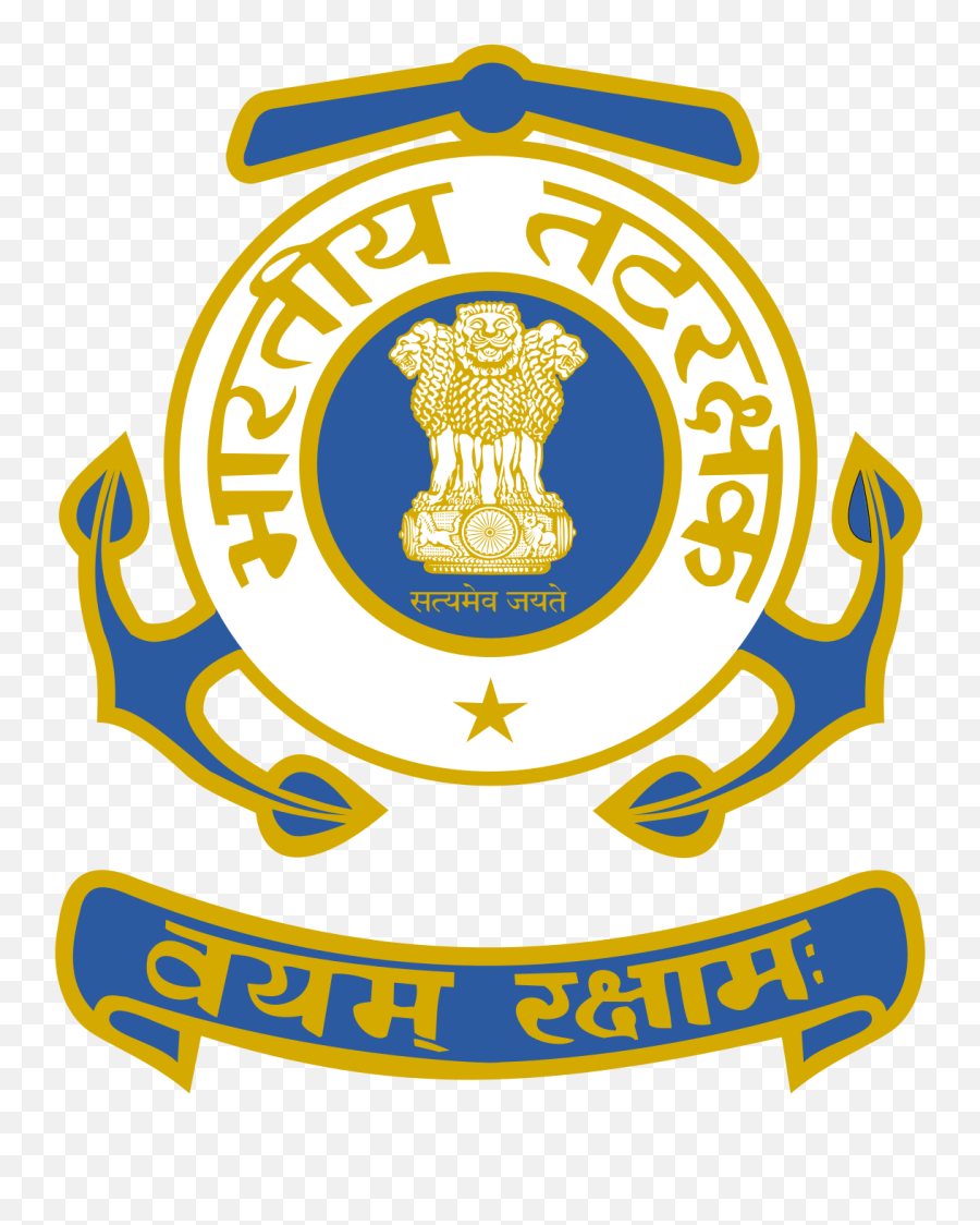 Indian Coast Guard - Wikipedia Indian Coast Guard Logo Png,India Flag Png