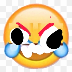 Laughing Crying Mad Emoji - png