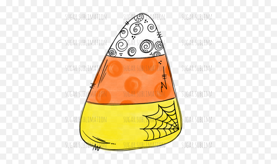 Candy Corn - Doodle Sublimation Transfer Vertical Png,Candy Corn Transparent