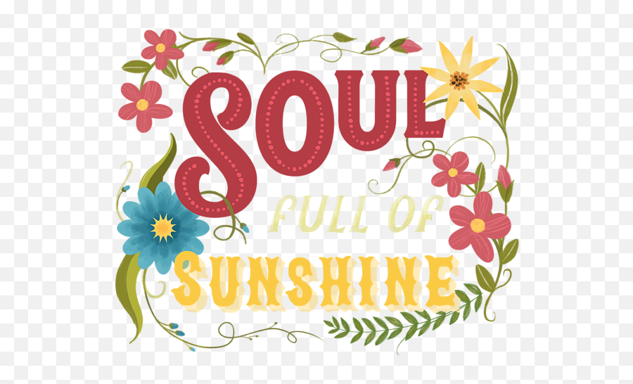 Soul Full Of Sunshine Vintage Floral Sign Weekender Tote Bag - Floral Png,Sunshine Transparent