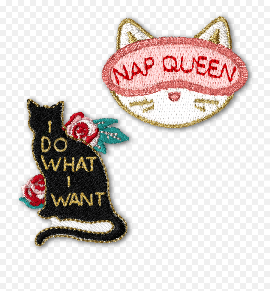 Download Sassy Cats Patches - Embroidery Png Image With No Decorative,Embroidery Png