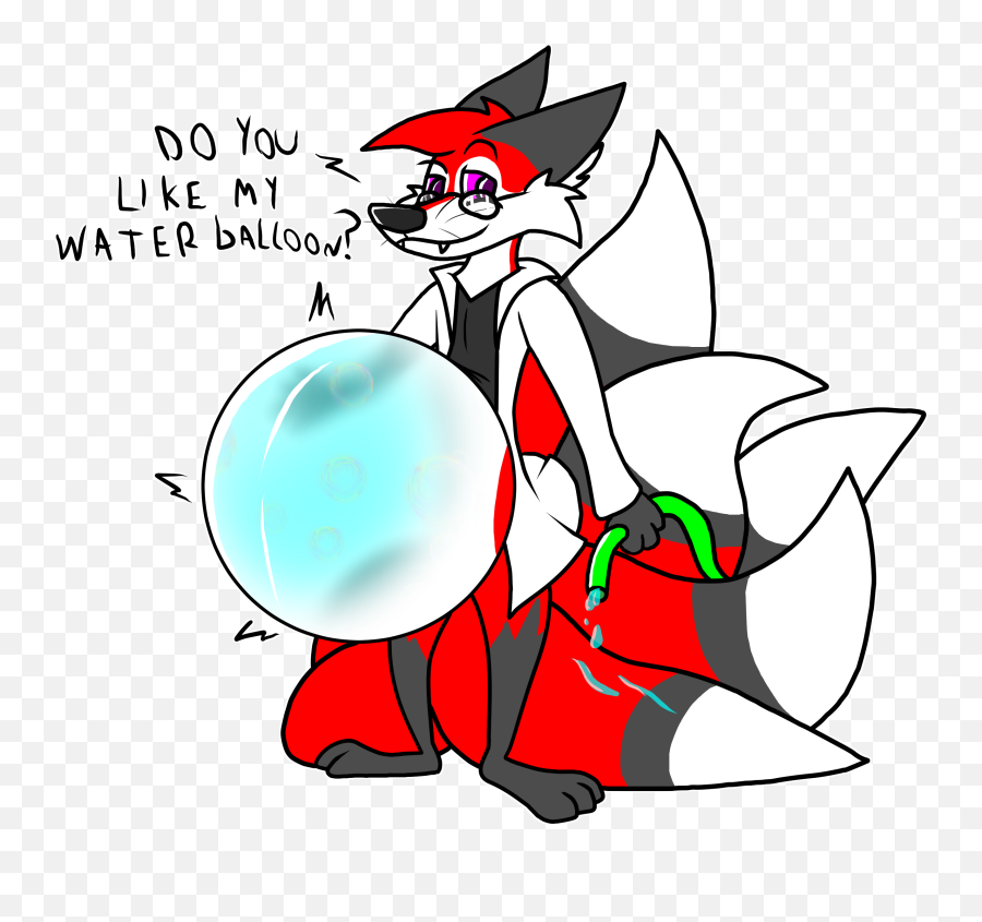 Water Balloon By Theredfoxxo - Fur Affinity Dot Net Fictional Character Png,Water Balloon Png