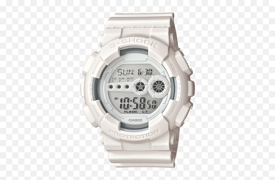 Gd100ww - 7s G Shock Casio Usa G Shock Digital Watch White Png,Casio Logos
