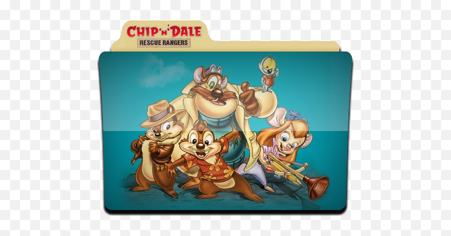 Chip N Dale Icon Tv Show Folder Iconset Jenny Jenkins - Chip And Dale Brygada Rr Png,Power Rangers Icon