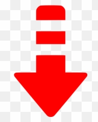 Red Arrow Down 6 Icon - Language png