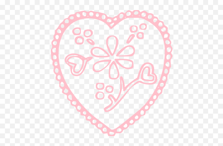 Pink Heart 66 Icon - Free Pink Heart Icons Sehwag Chain Gold Png,Pink Heart Icon Png