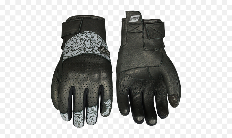 Spirit Manila Lady Gloves - Leather Black U2013 The Biker Store Safety Glove Png,Icon Leather Gloves