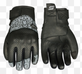 Spirit Manila Lady Gloves - LEATHER BLACK u2013 The Biker Store Safety Glove png