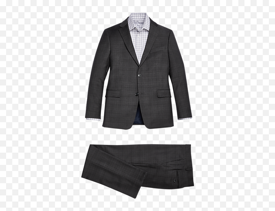 Tommy Hilfiger Charcoal Plaid Modern Fit Suit - Menu0027s Sale Tommy Hilfiger Charcoal Plaid Modern Fit Suit Png,Tommy Hilfiger Icon Collection