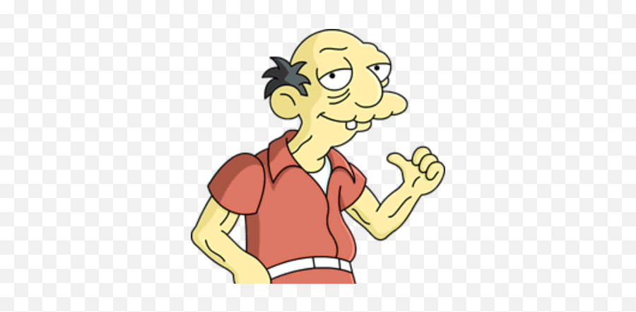 Old Jewish Man Simpsons Wiki Fandom - Old Jewish Man Simpsons Png,Old Person Png