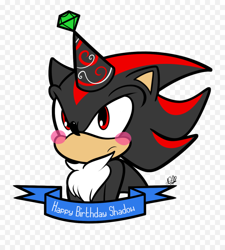 Happy Birthday Shadow - Happy Birthday Shadow The Hedgehog Happy Birthday Shadow Sonic Png,Shadow The Hegehog Icon
