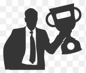 Champion Png U0026 Svg Transparent Background To Download - Man Success Trophy Icon