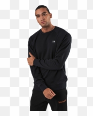 Rival Fleece Crew Black Labkie Sporta Zmoli Sportamore - Long Sleeve png