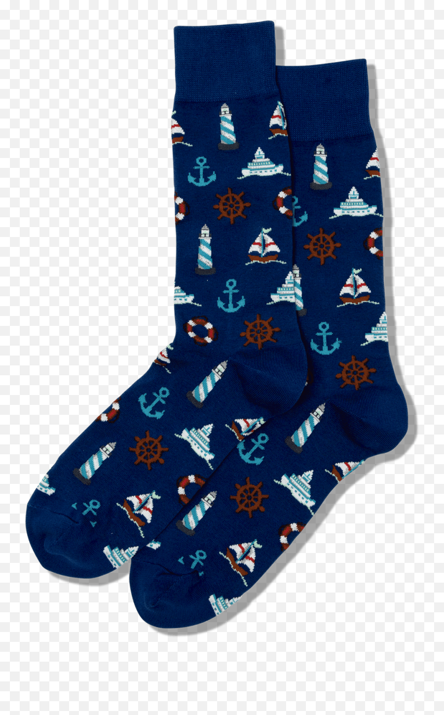 Menu0027s Nautical Icons Crew Socks U2013 Hotsox - Unisex Png,Upc Icon