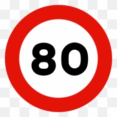 Filespain Traffic Signal R301 - 80svg Wikipedia Señal 80 Wikipedia Png,H Icon