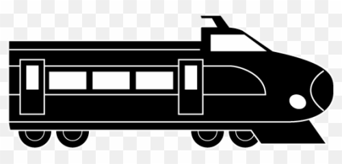 Shinkansen Train Icon Illustration Free Material - Set png