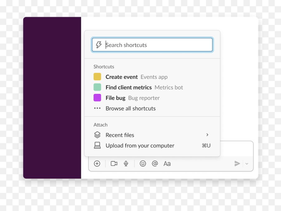 Creating And Handling Shortcuts Slack - Vertical Png,How To Change A Shortcut Icon