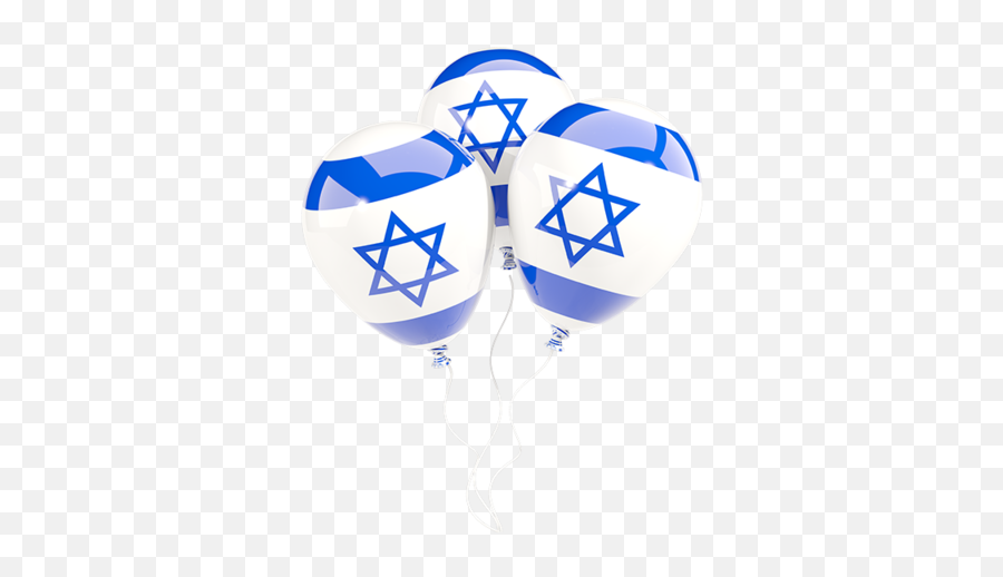 Israel Flag Transparent - Flag Of Israel Balloon Png,Israel Png