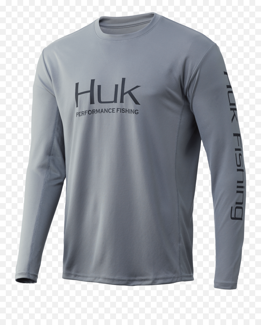 Huk Icon X Long Sleeve Shirt Grey Png T - shirt Icon