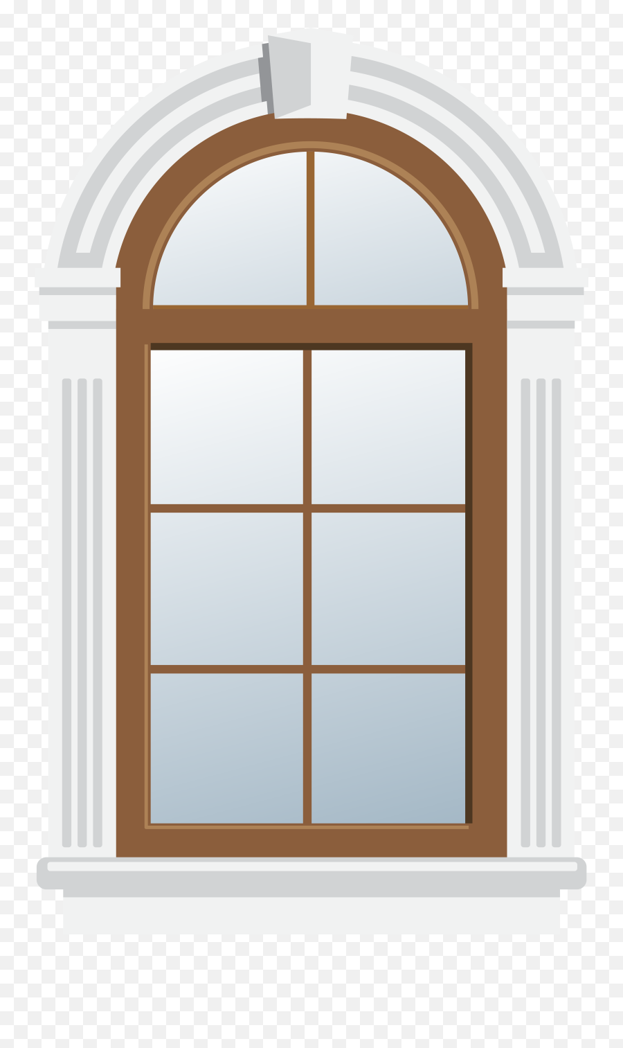 Library Of Window Png Clip Freeuse - Wood Arch Window Png,Broken Window Png