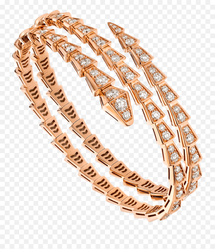 Serpenti Rose Gold Bracelet 357272 Bvlgari Png Viper Icon