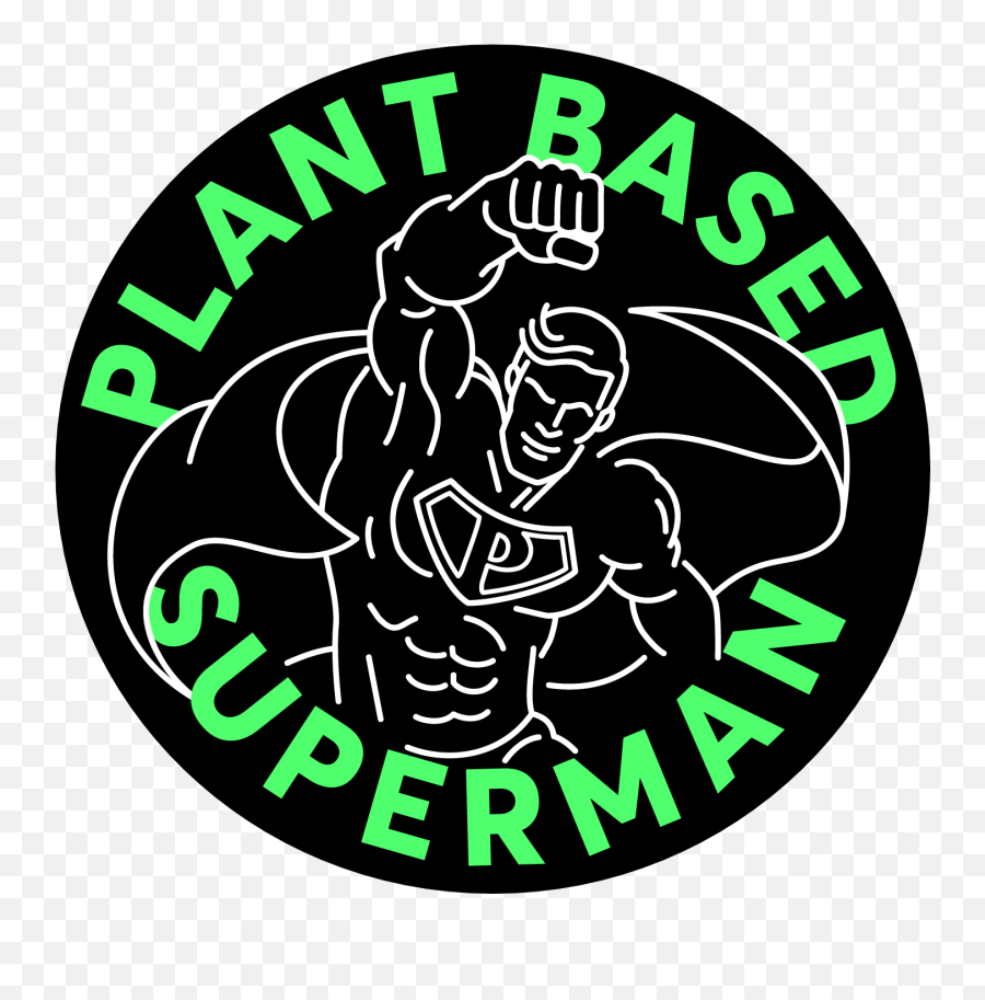 Plant Based Superman - Emblem Png,Superman Logo With A
