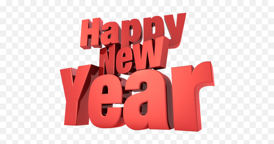 Happy New Year 3d Text Png Image Free - Happy New Year Text Png,New Year 2018 Png