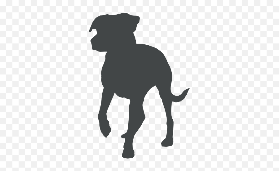 Transparent Png Svg Vector File - Transparent Pitbull Silhouette,Dog Silhouette Transparent Background