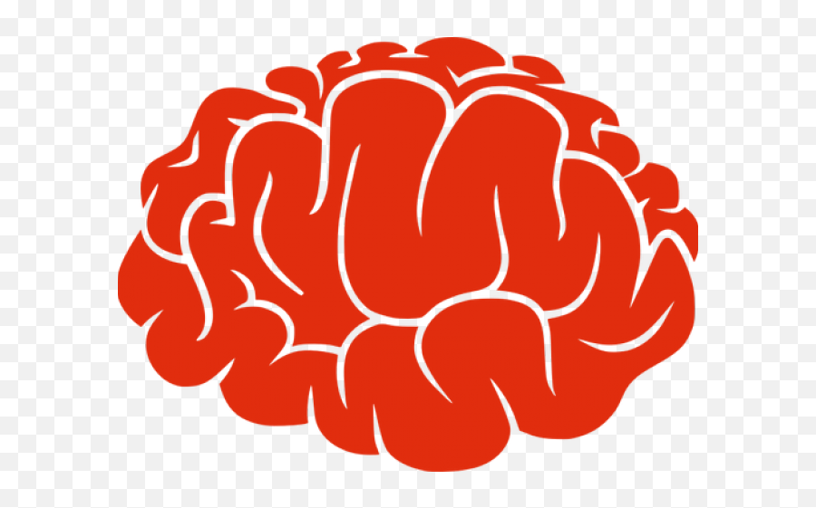 Brains Clipart Red - Cartoon Brain Png,Brains Png